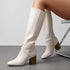 DAMEN KNIESTRÜMPFE MIT BLOCKABSATZ – BEQUEME MODE STIEFEL